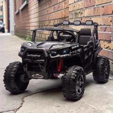 Двухместный детский электромобиль M 6368EBLR-2(24V) багги черный